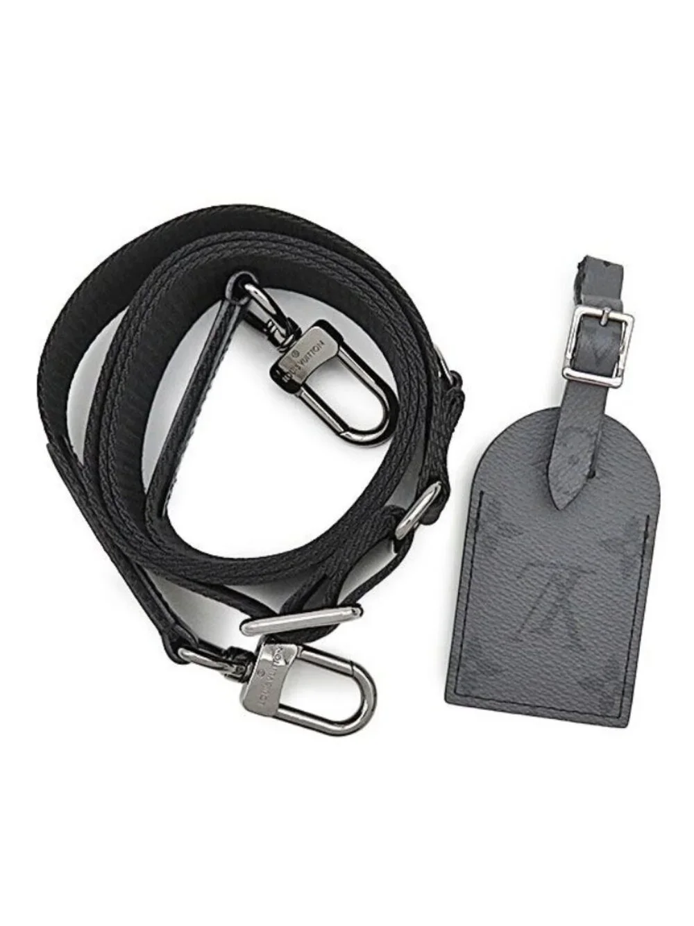 Louis Vuitton 2-Way Bag Keepall Bandouliere 25 Leather Monogram Eclipse Reverse